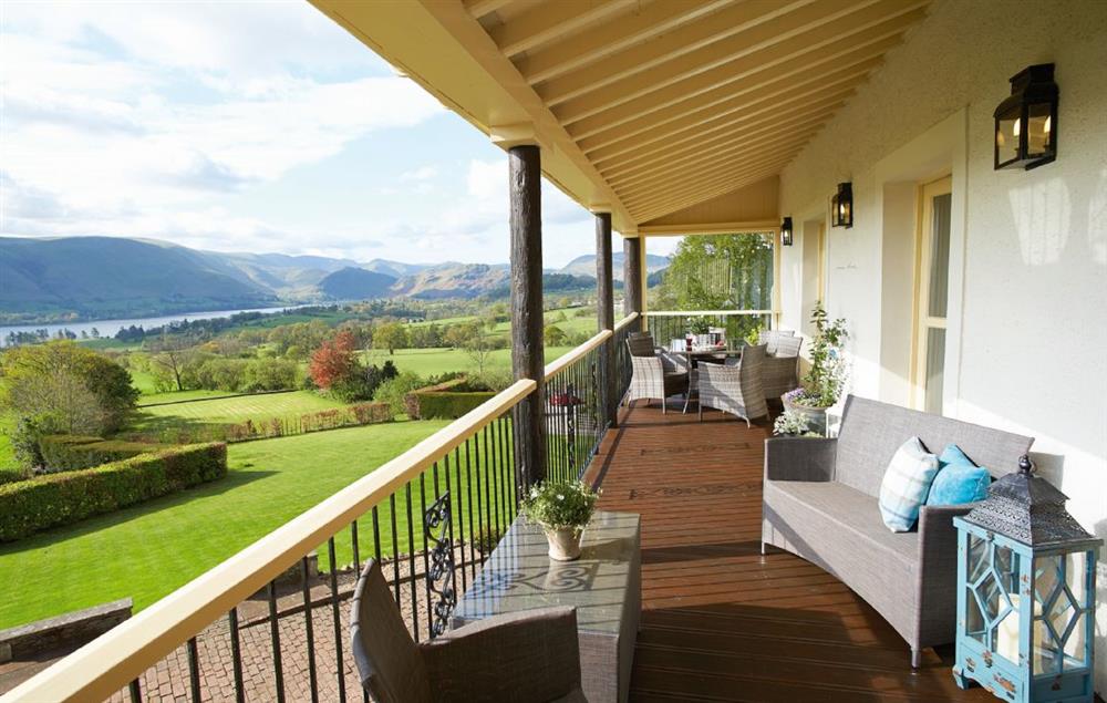 The 30’ balcony at Wreay Mansions, Watermillock