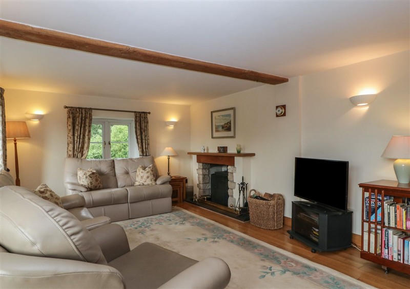 Relax in the living area at Wren Cottage, Goodrich