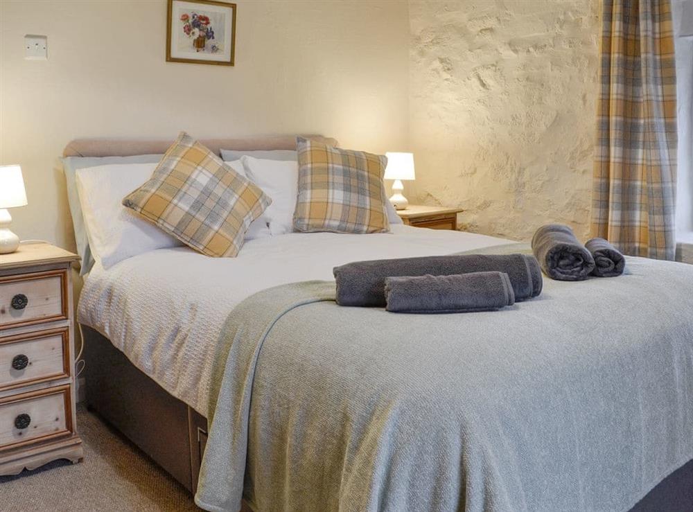 Relaxing double bedroom at Wren Cottage in Marian Cwm, near Prestatyn, Denbighshire