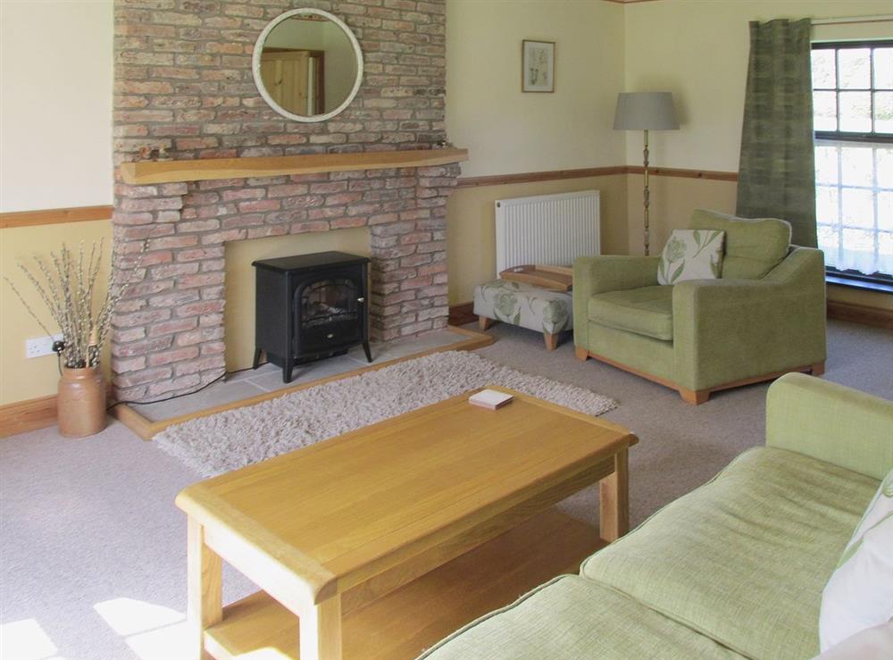 Living room at Wren Cottage in Morpeth, Northumberland