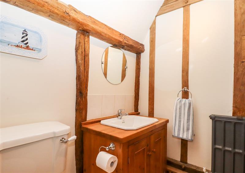 The bathroom at Wren Cottage, Ottinge near Lyminge