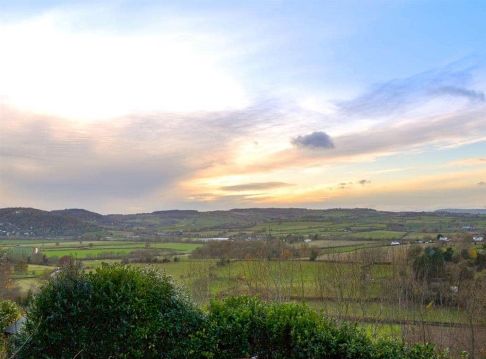 Beautiful uninterrupted views across the Wye Valley at Wren Cottage  in Ross on Wye, Herefordshire
