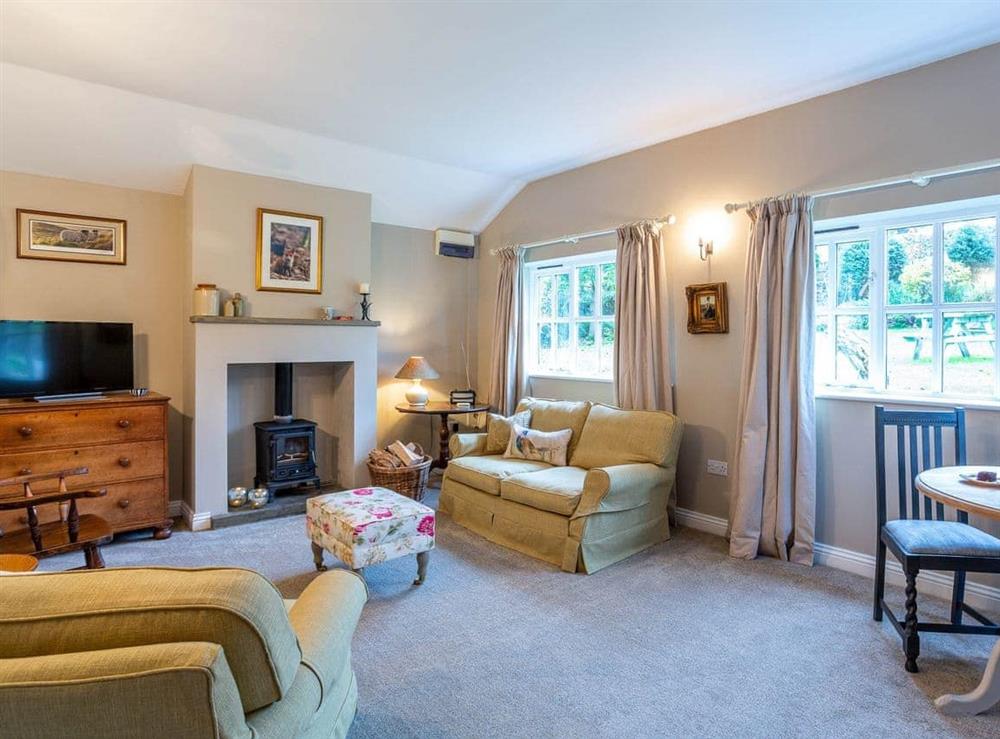Living room at Wren Cottage in Thirlby, near Thirsk, North Yorkshire