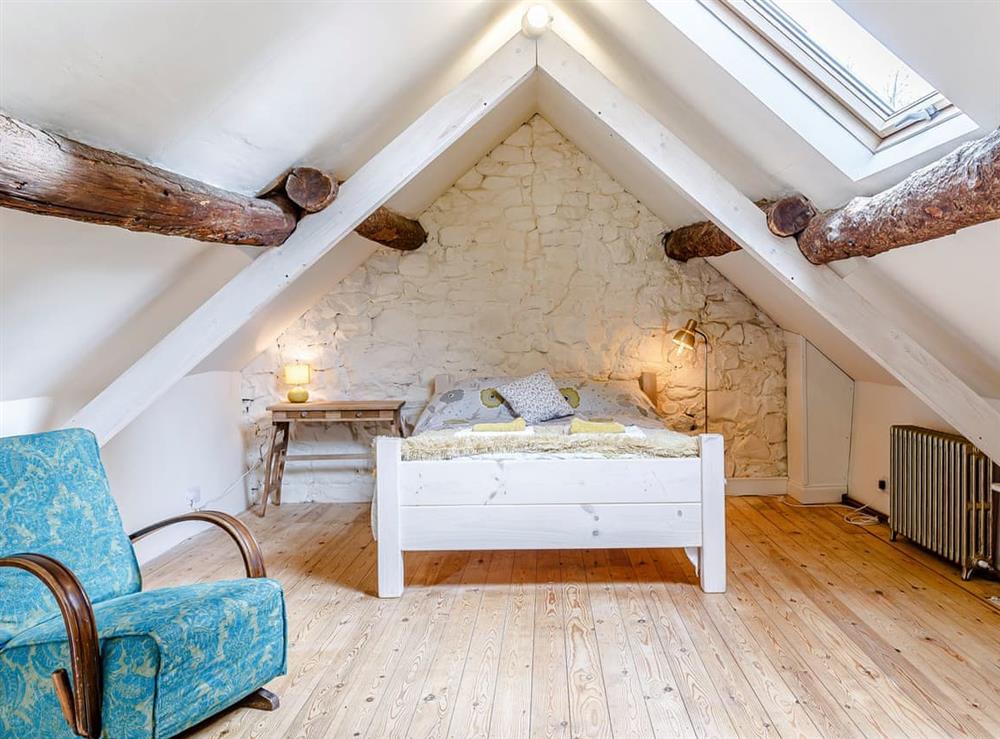 Double bedroom at Wren Cottage in Waterhouses, Near Leek, Staffordshire