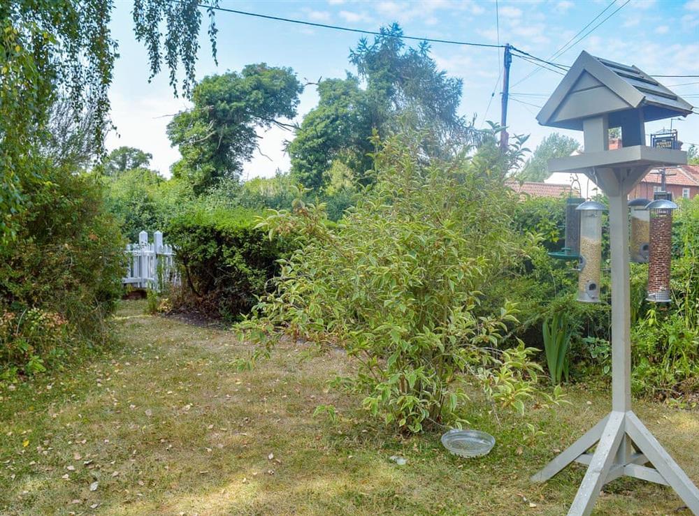 Garden at Wren Cottage in Wisset, near Halesworth, Suffolk