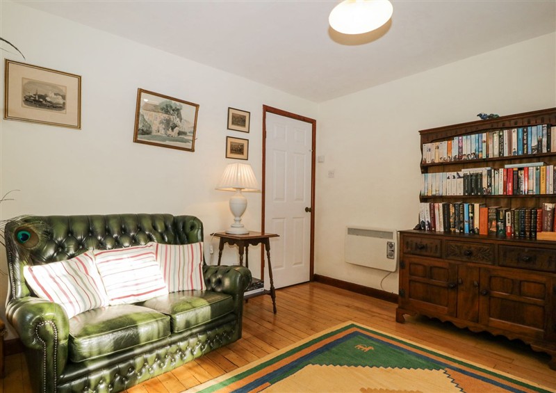 Enjoy the living room at Wringford Farm Annexe, Rame near Kingsand