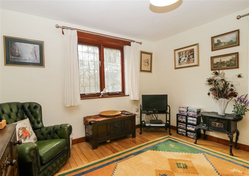The living area at Wringford Farm Annexe, Rame near Kingsand