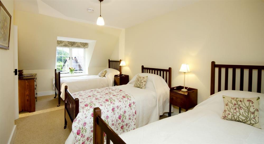 The triple bedroom at Wydcombe Cottage in Ventnor, Isle Of Wight