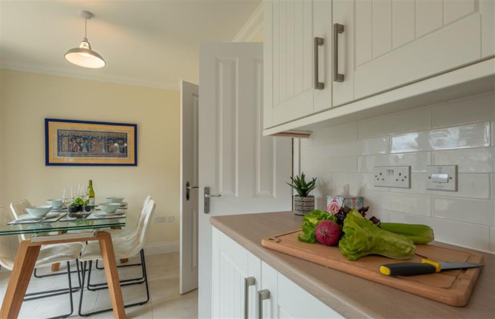 Ground floor: Kitchen and dining area at Wye Cottage, Holt