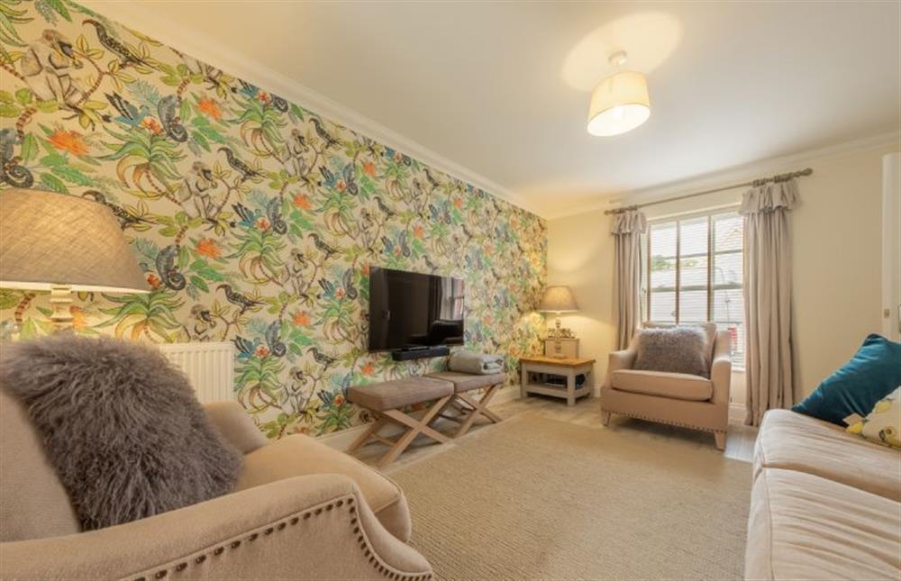 Ground floor: Sitting room with Smart television  at Wye Cottage, Holt