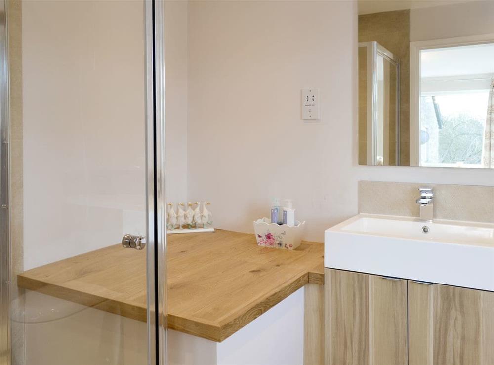 En-suite shower room at Wyedale in Bakewell, Derbyshire