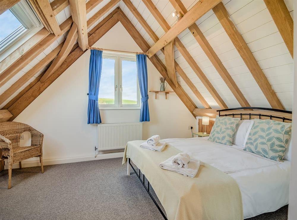 Double bedroom at Wyle Croft in Martinstown, near Dorcester, Dorset