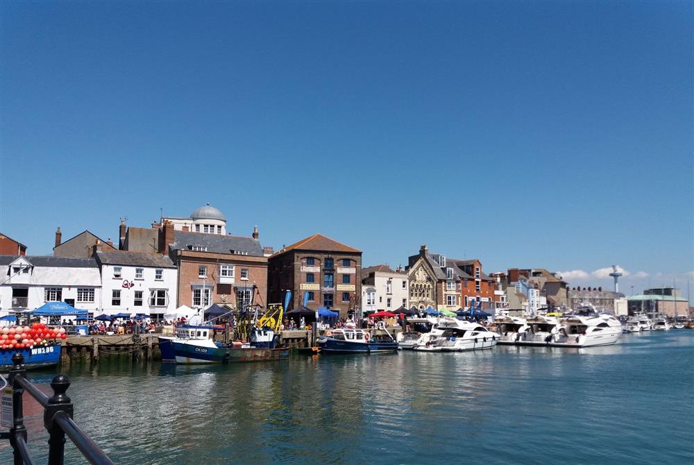 Weymouth Harbour is always a great place to explore  at Wylye  Croft, Dorchester