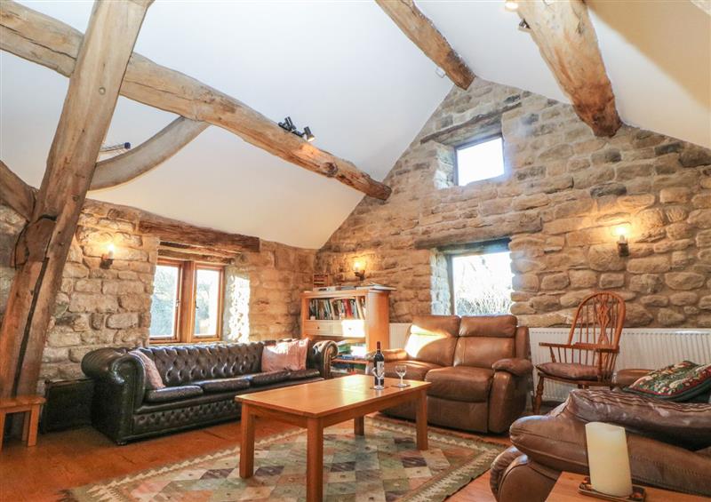 Relax in the living area at Wyndell Cruck Cottage, Midhopestones near Stocksbridge