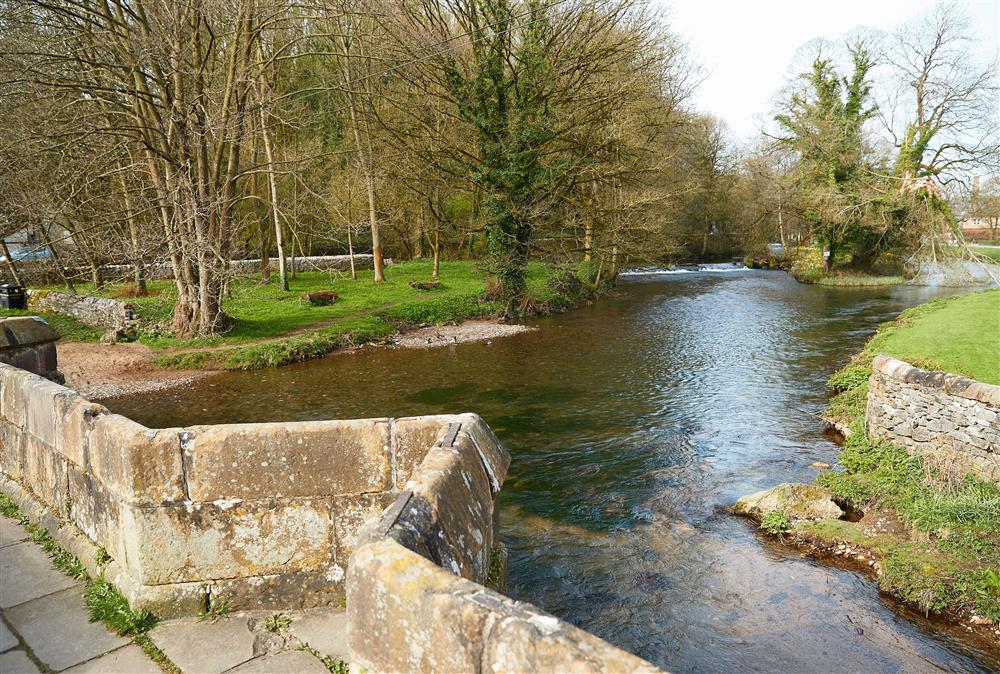 Gentle walks nearby over the River Wye at Wynfield, Bakewell