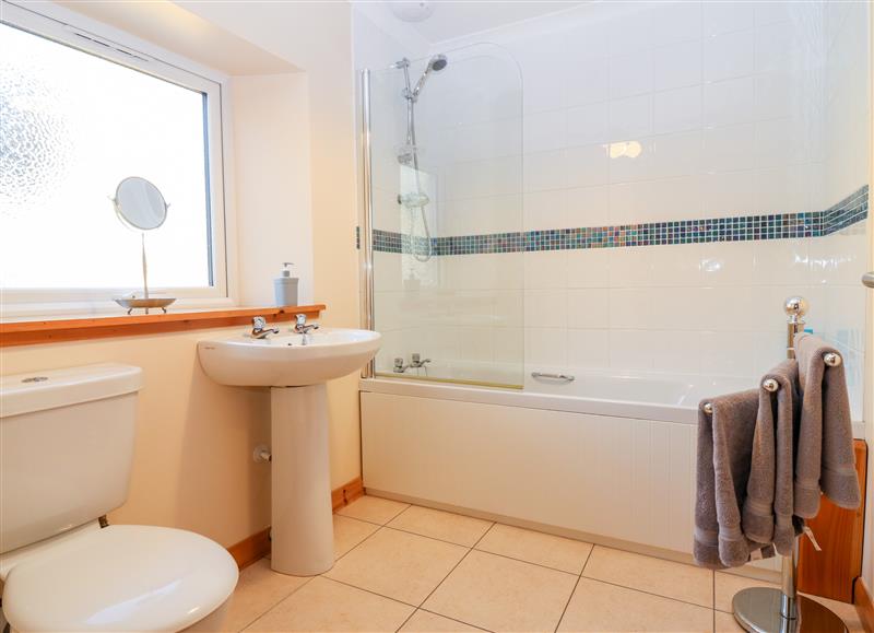 This is the bathroom at Wynford Holiday Cottage, Kingswells