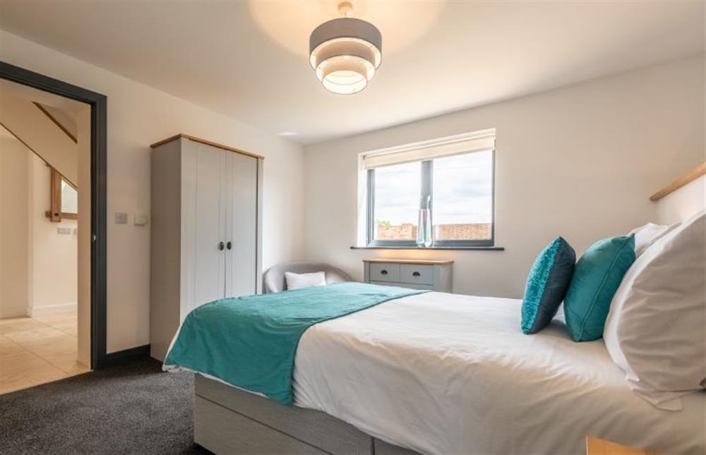 Bedroom two with 4’6 double bed at Wynholme, Holme-next-the-Sea