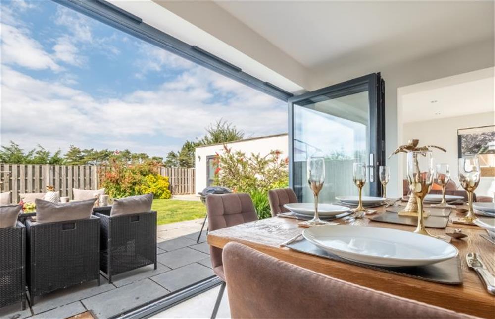 Bring the outside in with the bi-folding doors at Wynholme, Holme-next-the-Sea