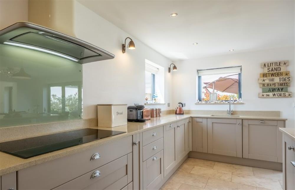 The kitchen is well-equipped at Wynholme, Holme-next-the-Sea