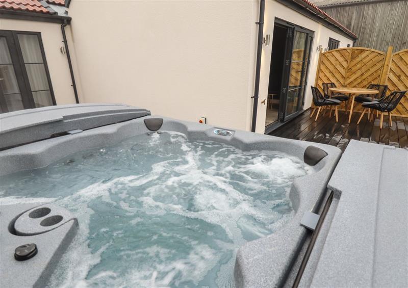 The hot tub at Wysteria, Willerby