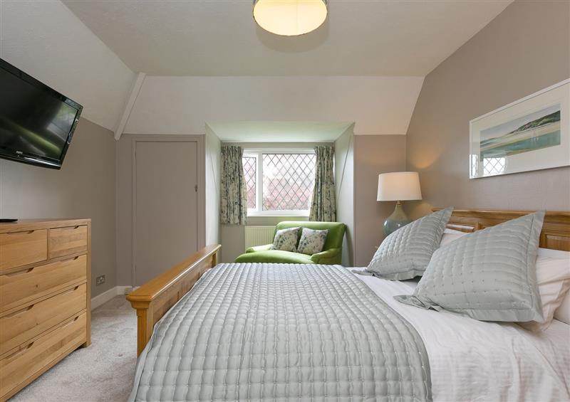 This is a bedroom at Wyvern, Four Cross near Penryn