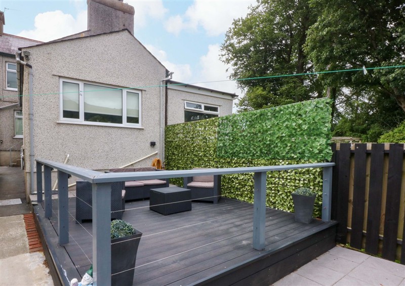 The garden in Y Berth at Y Berth, Llanberis