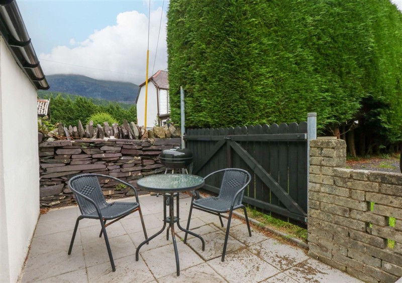 The garden at Y Berth, Llanberis