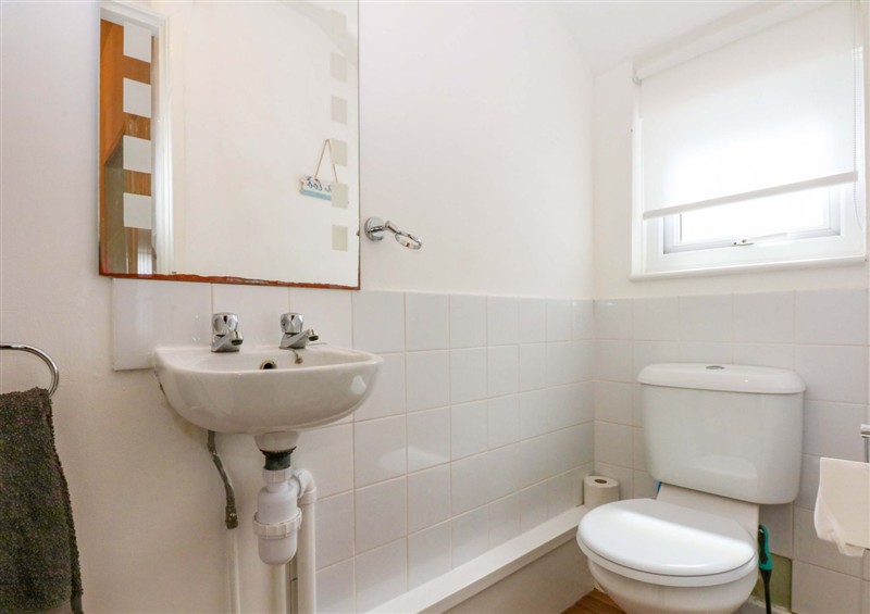 This is the bathroom at Y Berth, Llanberis