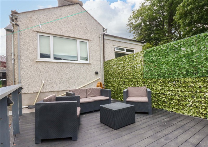 This is the garden at Y Berth, Llanberis