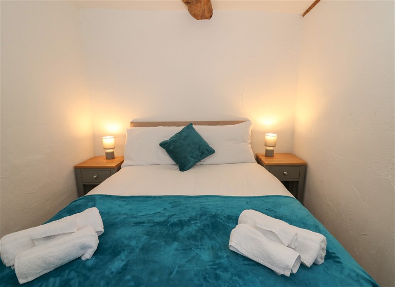 One of the bedrooms at Y Beudy, Cwmiar near Llanybydder