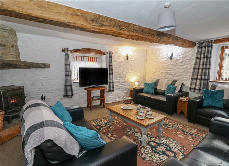 The living area at Y Beudy, Cwmiar near Llanybydder