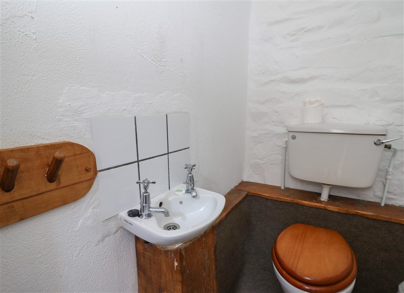 This is the bathroom (photo 3) at Y Beudy, Cwmiar near Llanybydder