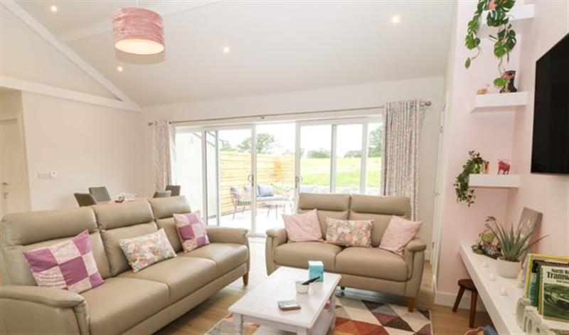 The living room at Y Beudy, Dinas near Bontnewydd