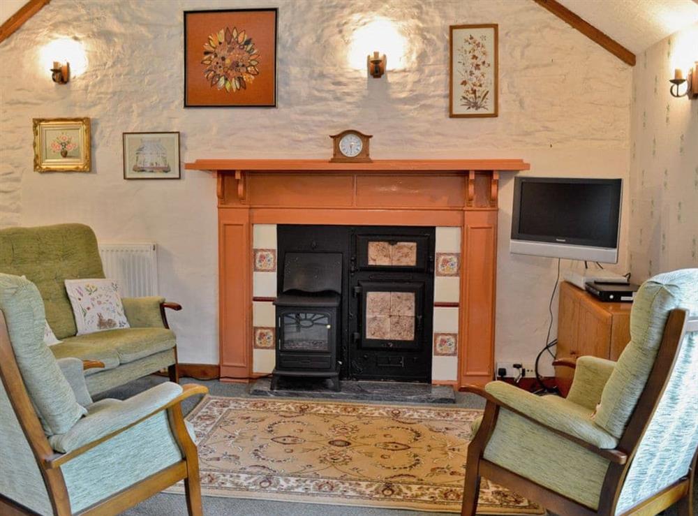 Living room at Y Beudy in Llannon, Llanelli, Carmarthenshire