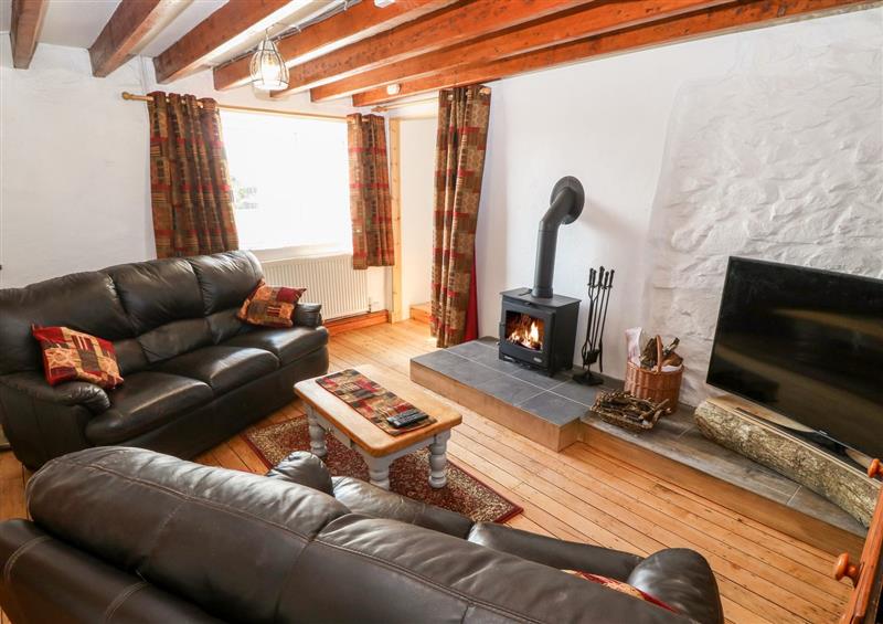 Relax in the living area at Y Big, Morfa Nefyn