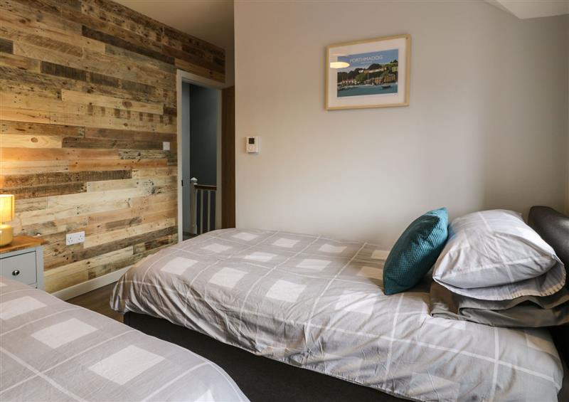 One of the bedrooms at Y Bwthyn, Llanbedr