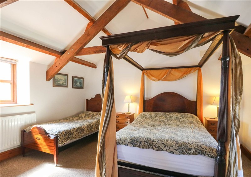 A bedroom in Y Bwthyn at Y Bwthyn, Llangrannog