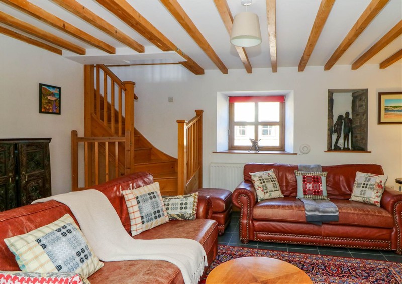 Enjoy the living room at Y Bwthyn, Llangrannog
