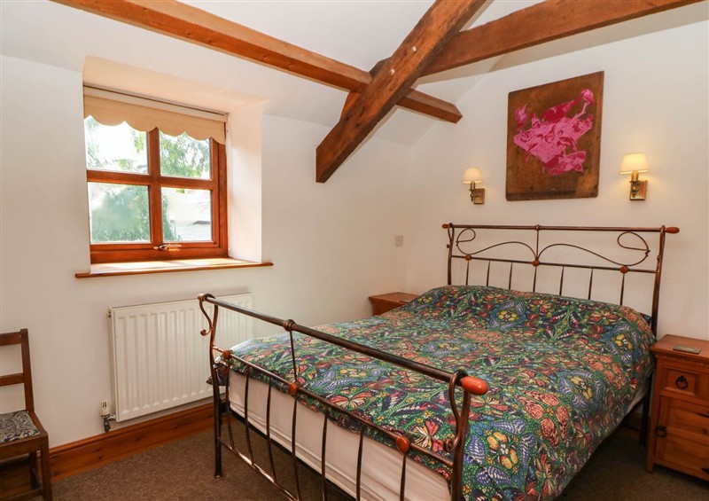 One of the 3 bedrooms at Y Bwthyn, Llangrannog