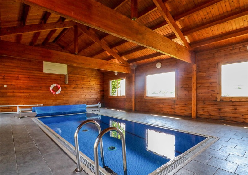 Spend some time in the pool at Y Bwthyn, Llangrannog