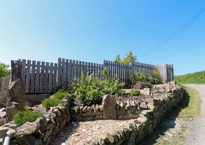 The garden in Y Bwthyn at Y Bwthyn, Llangrannog