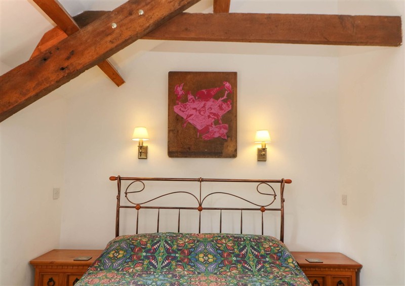 This is a bedroom at Y Bwthyn, Llangrannog