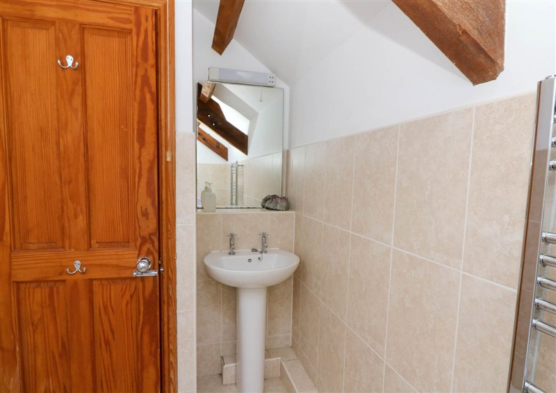 This is the bathroom at Y Bwthyn, Llangrannog