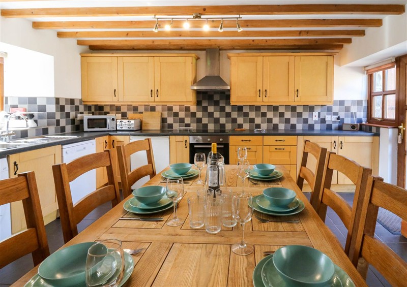 This is the kitchen (photo 2) at Y Bwthyn, Llangrannog