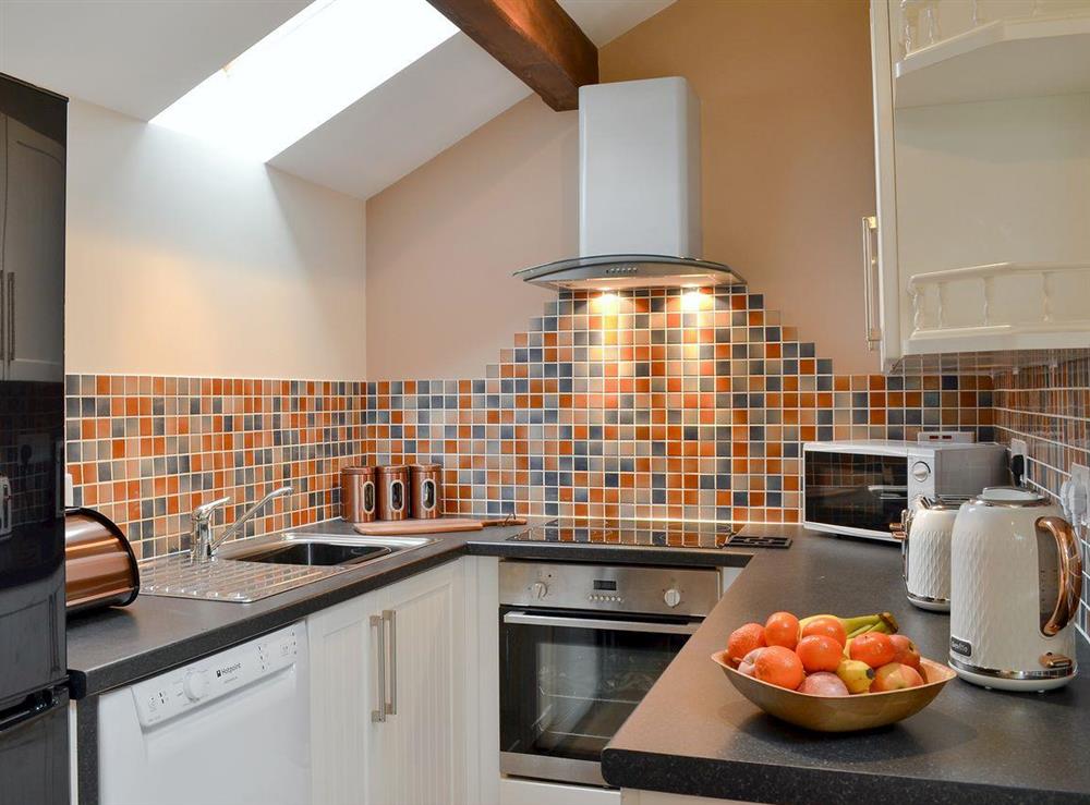 Well equipped kitchen area at Y Bwthyn Pren in Aberaeron, Dyfed