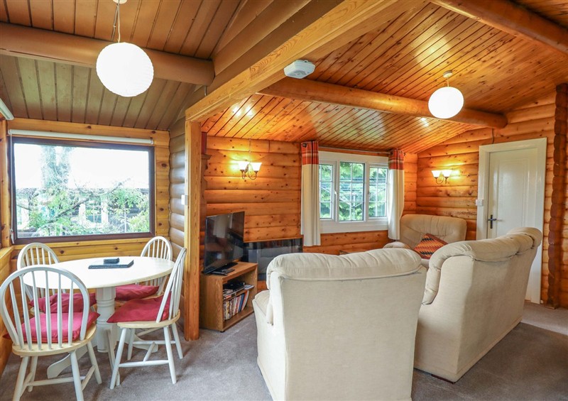 The setting (photo 2) at Y Bwthyn Pren, Cabin 209, Trawsfynydd