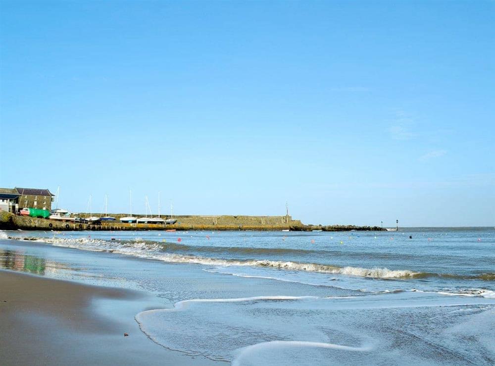 New Quay Beach at Y Bwthyn in Talgarreg, near New Quay, Cardigan/Ceredigion, Dyfed