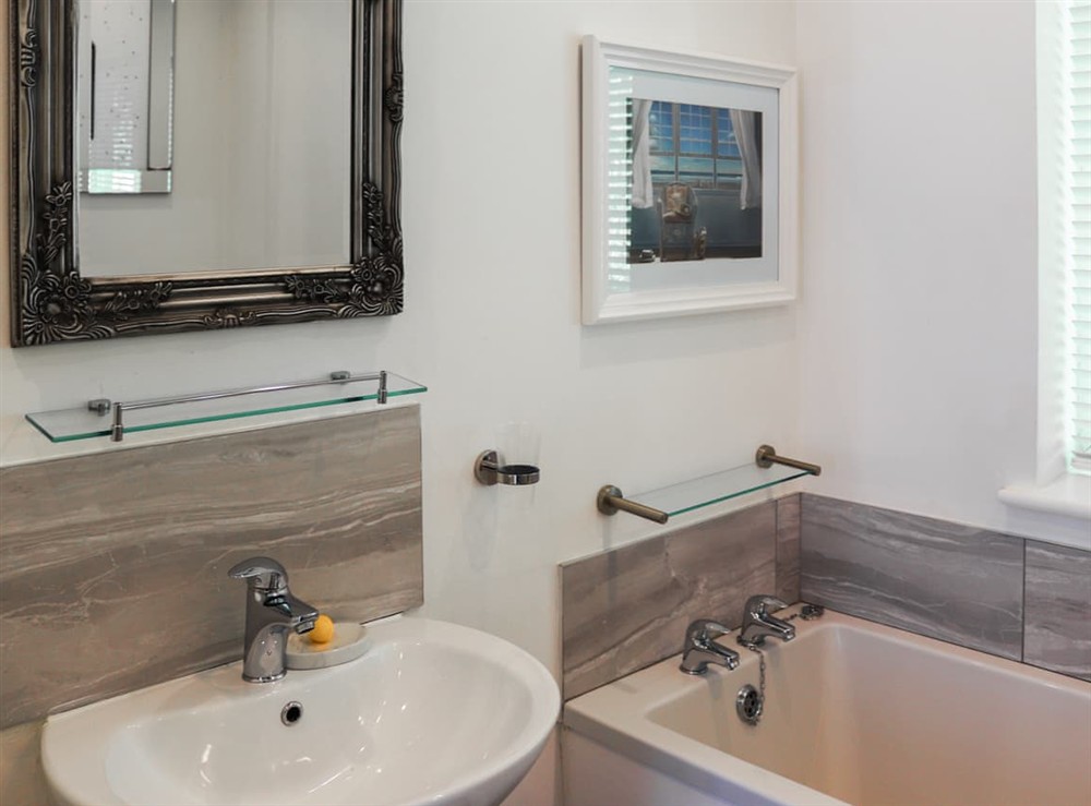 Bathroom at Y Bwythyn in Bangor nr Menai Bridge, Gwynedd