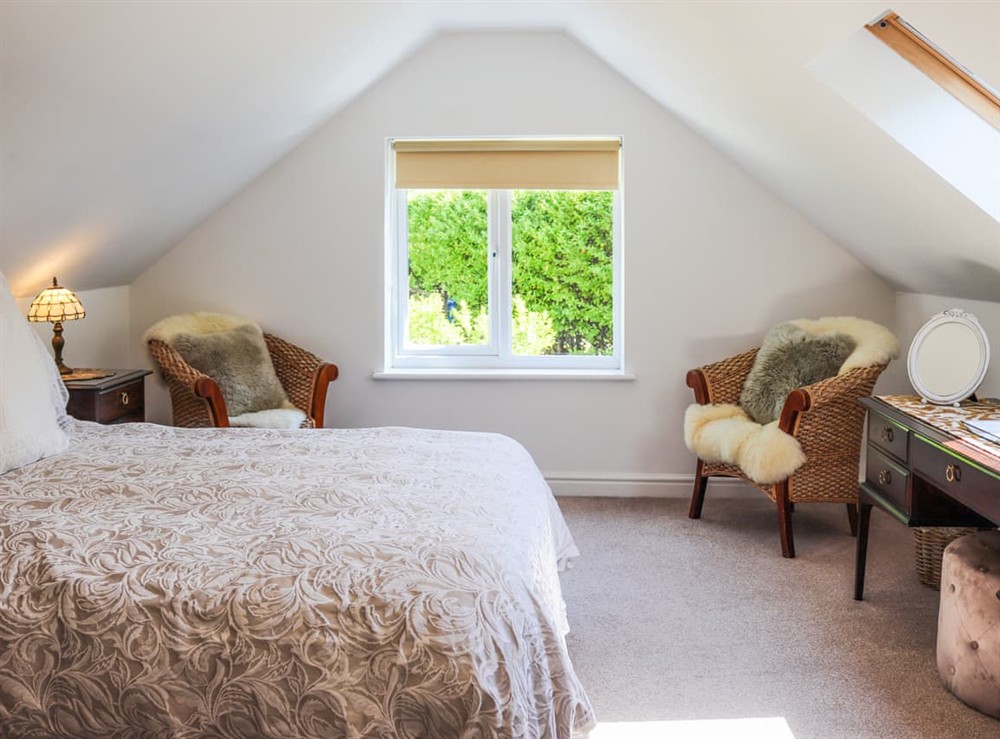 Double bedroom at Y Bwythyn in Bangor nr Menai Bridge, Gwynedd