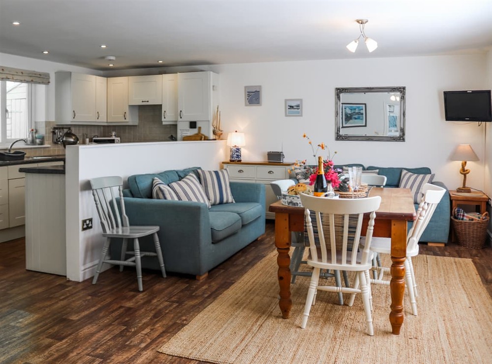Kitchen/diner at Y Bwythyn in Bangor nr Menai Bridge, Gwynedd